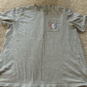 Vineyard vines lacrosse Gray T-Shirt with Pocket Logo